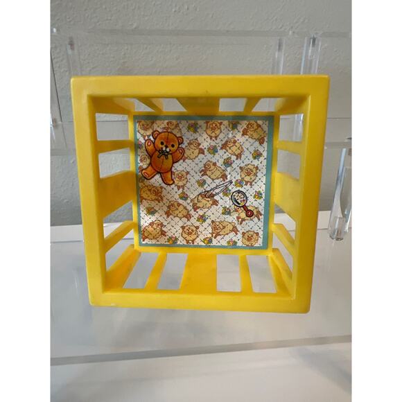 Vintage Fisher Price Little People Rocking Horse Playpen Nursery Set 1970's - Picture 3 of 8